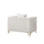 Aurelia Luxury Accent Chair with Gold Metal Detailing & Plush Cushioned Comfort-365811783
