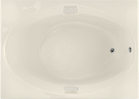 Studio 60 in. L Alcove Soaking Tub, Biscuit