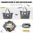 Softside Luggage Expandable 3 Piece Set Suitcase With Duffel Bag Upright Spinner Softshell Lightweight Luggage Travel Set