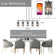 Baconton 5 - Light 45.3"W Kitchen Island Linear Pendant with Crystal Accents