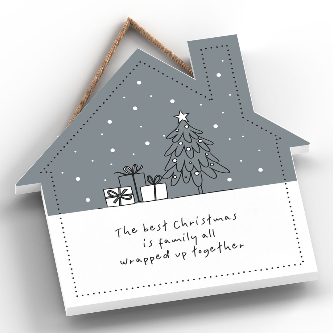 FAMILY WRAPPED UP SML HOUSE PLAQUE WG - Image 2