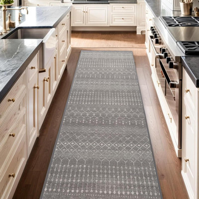 Tapis de couloir Floraine Runner 1 pi 4 po x 3 pi 11 po avec envers antidérapant
