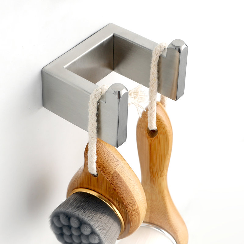 4 Bathroom Hardware , Stainless Steel, Brushed Nickel. Maintains Long-Term Durability. For Multiple Spaces. Easy Installation Steps In Long-Lasting And Reliable. Various Locations. Simple
