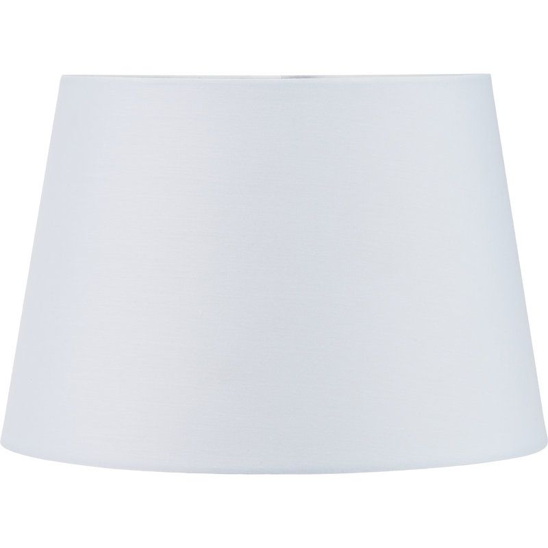 28cm H Cotton Empire Lamp Shade ( Uno ), White