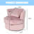 Samuela Velvet Swivel Barrel Chair-456504735