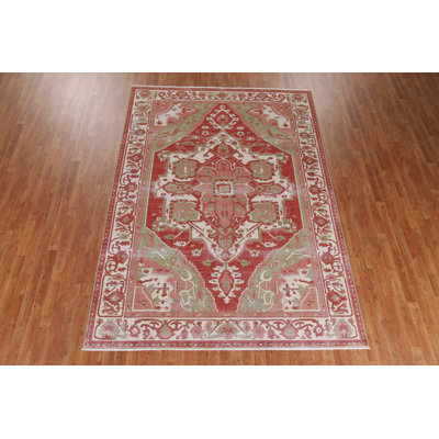 Geometric   Oriental Area Rug 7x10