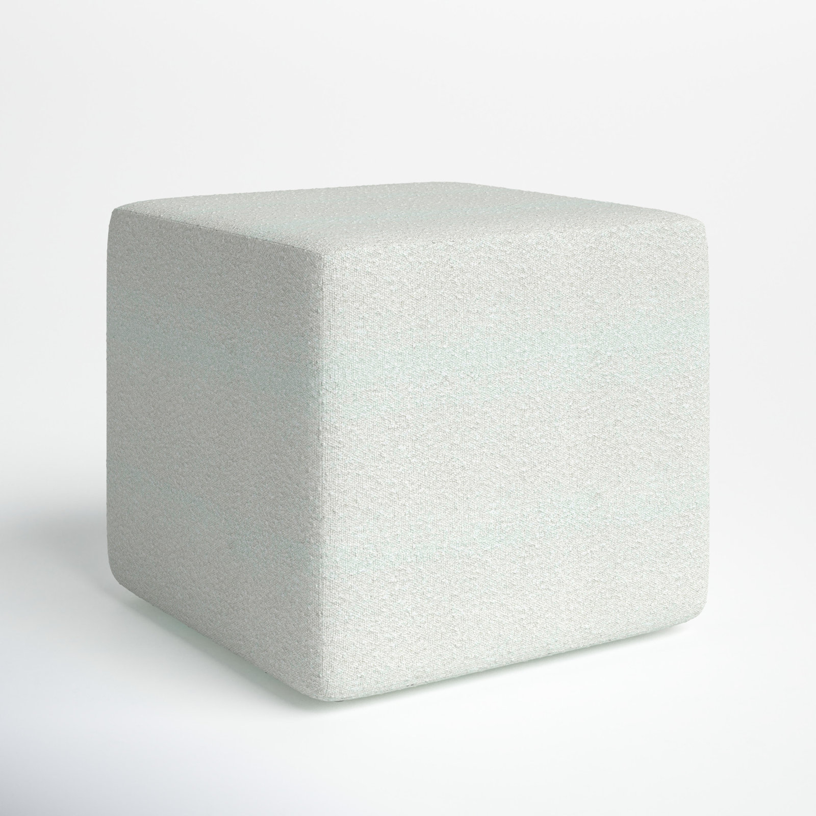 Era Upholstered Ottoman, Classic Ivory Boucle