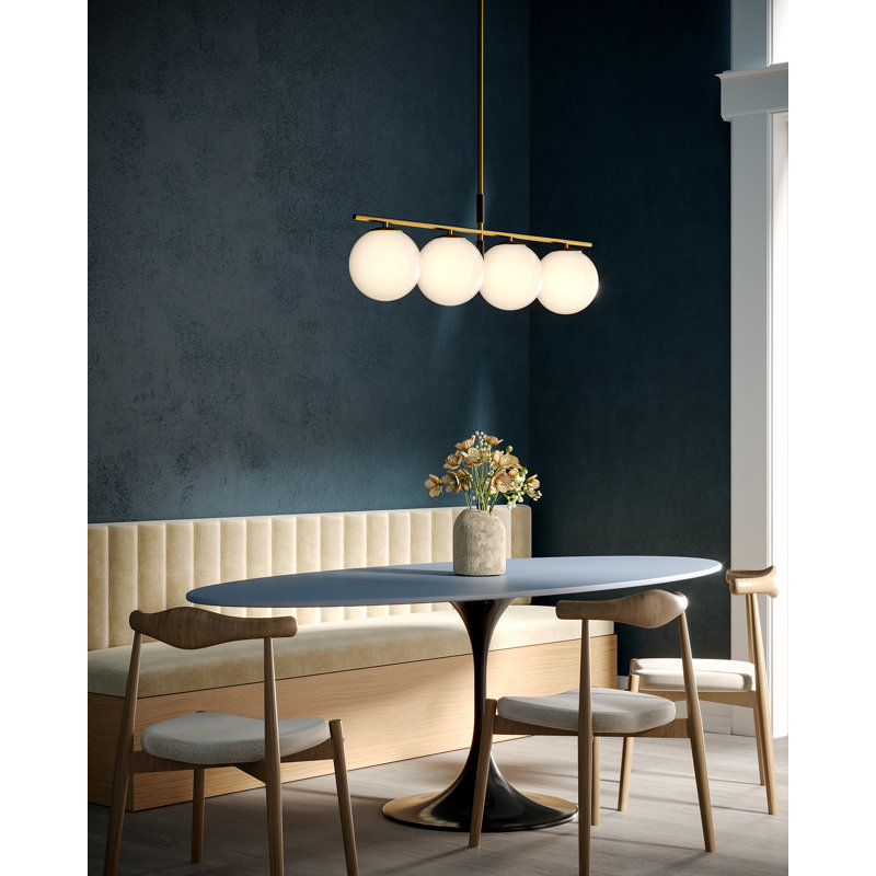 Zuri 37-In Linear Pendant, Gold