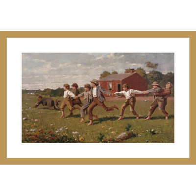 Snap the Whip by Winslow Homer -Framed Giclee Print