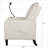 Adjustable Push Back Recliner Accent Chair for Adults, Beige Fabric Reclining Chair with Cup Holder &amp; Phone Holder for Living Room Bedroom