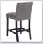 Tabouret de comptoir en velours Cobre