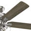 Ventilateur de plafond à 5 pales de 52 po avec lumières et chaînes à tirer Rosner-85433817