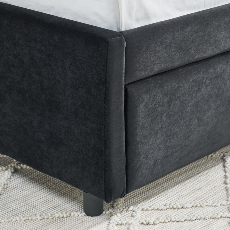 Full Size Upholstered Daybed with Trundle