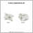 Full/Queen 3 Piece Cotton Blend Chenille Comforter Set