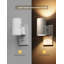 Veilleuse à brancher, veilleuses murales, lumière blanche douce, détecteur crépusculaire, moderne, 100 lm, veilleuses à intensité variable pour adultes, couloir, chambre, salle de bain, cuisine [Lot de 2]