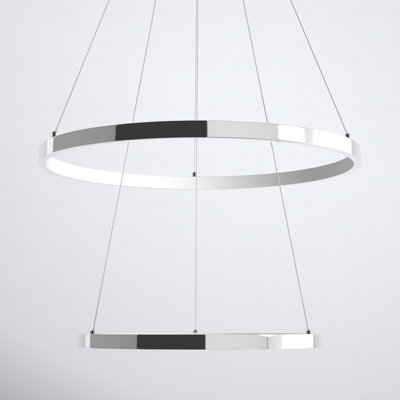 Saleigh 2 - Light Metal LED Geometric Chandelier