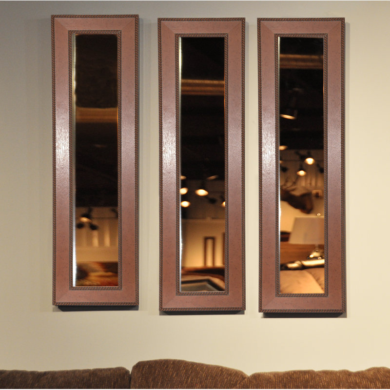 Eleanora Wood Mirror, 28.5" H x 14.5" W