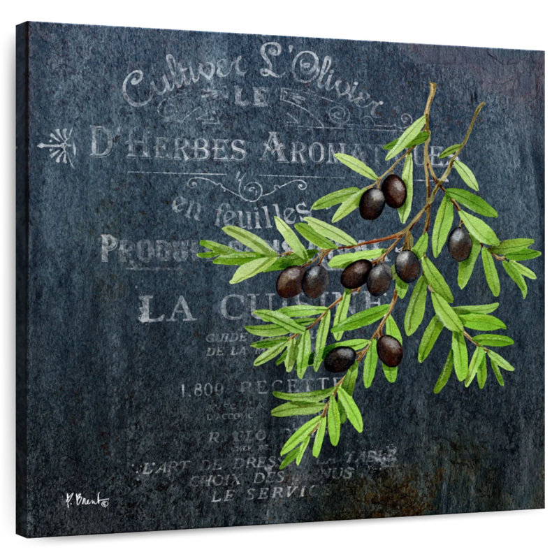 Yarlin Provincial Herbs II, 33" H x 33" W
