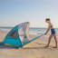 Parasol portatif à 2 ou 3 personnes avec auvent et parasol Upf 50+-102094446