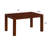 Ntc Block 55 Inch Modern Farmhouse Dining Table, Rectangular Dinner Table For Dining Room, Living Room Furniture, Effortless Assembly, Dark Walnut-73500199-67857544