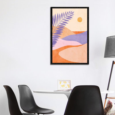 Midmod Tropical Summer IIII Lilac 1 Piece Wall Art on Canvas