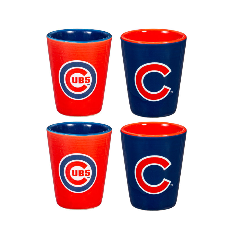 Cubes de Chicago 4 pièces en céramique 2 oz Ensemble de tasses