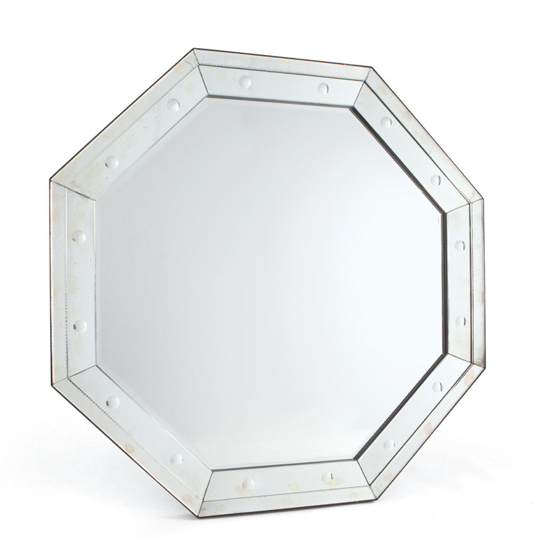 Octa Glass Flat Wall Mirror