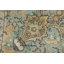 Tapis brun en laine noué à la main de conception unique 7 pi 8 po x 11 pi 5 po années 1960 Shaneca