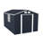 Campcraft 8x12 FT Outdoor Metal Storage Shed, Large Storage Sheds with Sturdy Frame Structure, Metal Garden Tool Shed with Lockable Door for Garden, Lawn, Backyard, Dark Gray-135370553