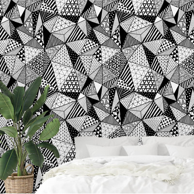 Peel & Stick Geometric Wall Mural
