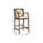 Wood , Of 2, Water- Cushions, 46.22" H, Outdoor Use 2Pcs - Strong Cross Back Configuration, Seating, High, Assembly Required-1546675045