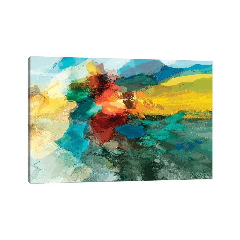 Shapes I 1 Piece Wrapped Canvas Painting, 66.04 cm H x 45.72 cm W x 3.175 cm D