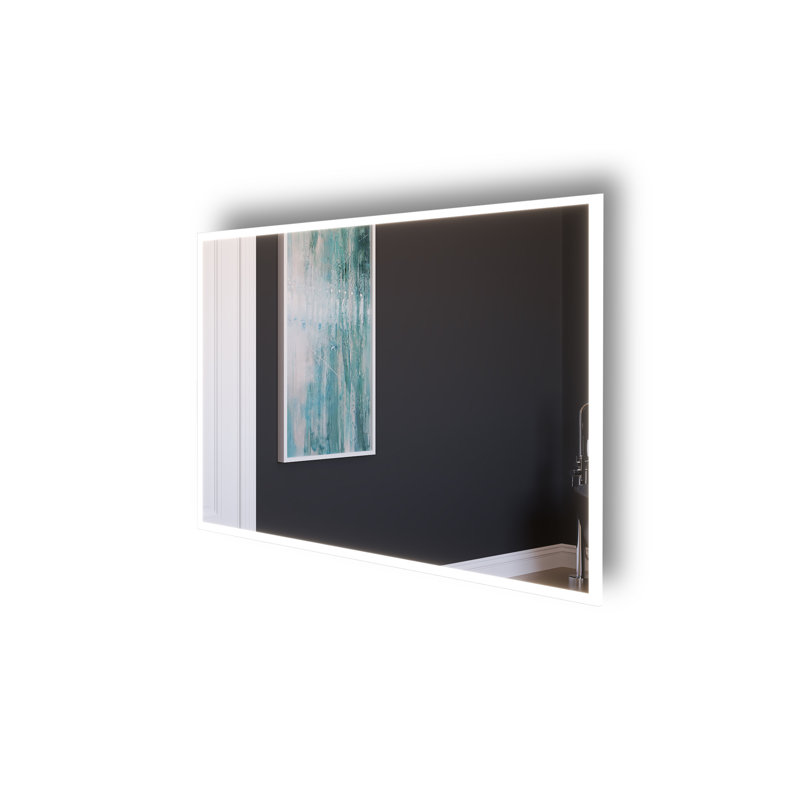 Jessalyn 48" x 30" Voice Control Smart LED Light Bathroom Vanity Mirror