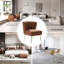 Fauteuil d'appoint Léona en velours avec pattes en métal-826244509