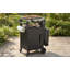 Chariot de barbecue 33,9 po avec abattant