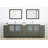  108" Double Bathroom Vanity Set with Mirror-106870224