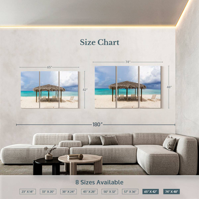 Gillard Beach Cabana, H 42 po x l 65 po