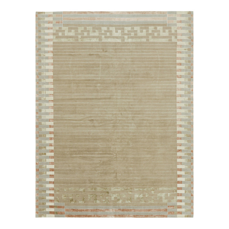 One-of-a-Kind Rectangle 9' X 11'11" Hand Knotted Area Rug