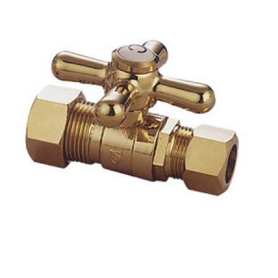 Quarter Turn Valves Bathroom Sink with Cross Handles