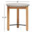 Haven Round Teak Outdoor Side Table , 20'' in. W 20'' in. D