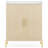 35.43" White & Gold 6-Tier Entryway Shoe Storage Cabinet With Doors-1598296445