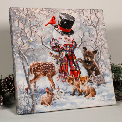 Forest Friends Pizazz Print with Dazzling Crystals