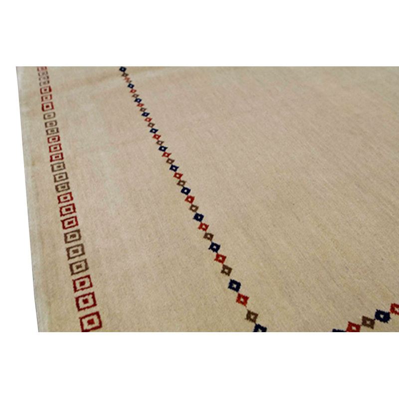 Wool Area Rug in Beige