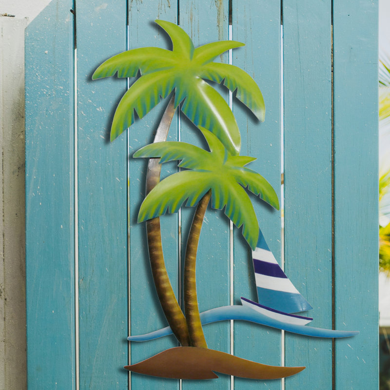 Handmade Coastal Landscape & Nature Wall Decor on Metal