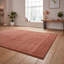 Paonia area rug Machine Woven Rectangle Terracotta-913282183
