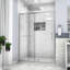 Paroi de douche coulissante simple H 48 po x H 72 po