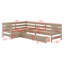Lit plateforme en L avec trois tiroirs de rangement-603410478