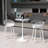 Caraballo Crippen 26" Counter Stool with Low Ergonomic Back for Indoor or Outdoor with Metal Legs and Footrest-230789571