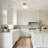 1-Light Ribbed Glass Semi Flush Mount Ceiling Light-265267730