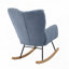 Chaise berçante en tissu Teddy-116434671